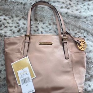 Ballet Pink Jet Set Michael Kors Tote Bag